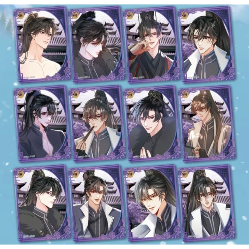 二哈和他的白猫師尊 　非売品　ポストカード 二哈和他的白猫師尊 2ha ポップアップショップ ポストカード 8枚