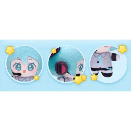 初音ミク（初音未来・MiniDoll）★ 娃偶乐园【 02 】ぬいぐるみ ストラップ（豆丁）《娃偶乐园系列・豆丁 毛绒挂件》【予約商品・7月以降の発送予定】