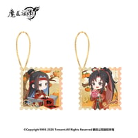 【 ☆ 】魔道祖師（南漫社）★ 柿柿如意 【 03 】 切手風ストラップ　※アクリル《柿柿如意系列・组合亚克力邮票》