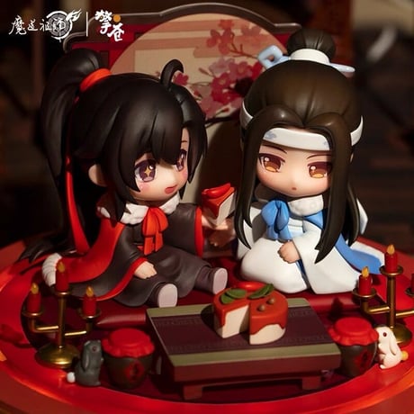 【 アウトレット品・他商品との同梱不可 】魔道祖師（撃苍）★ フィギュア（魏无羡・蓝忘机）樽前月下　※外箱なし《樽前月下・忘羡手办》
