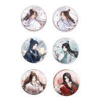 【 ◎ 】天官賜福（栗汀）★ 心在桃源 【 03 】 缶バッジ（丸・单人）《心在桃源系列・圆形徽章（单人）》