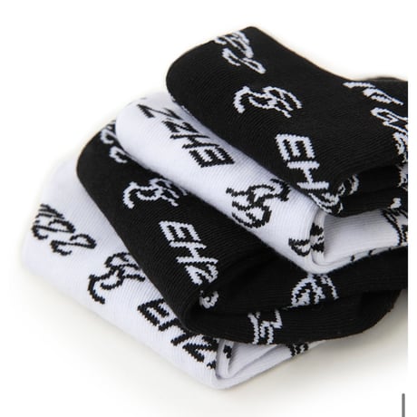 【 アウトレット品・他商品との同梱不可 】EHz・Z ★ 冬火派对 【 03 】 ソックス（LOGO）2色セット《冬火派对・LOGO序列袜子》
