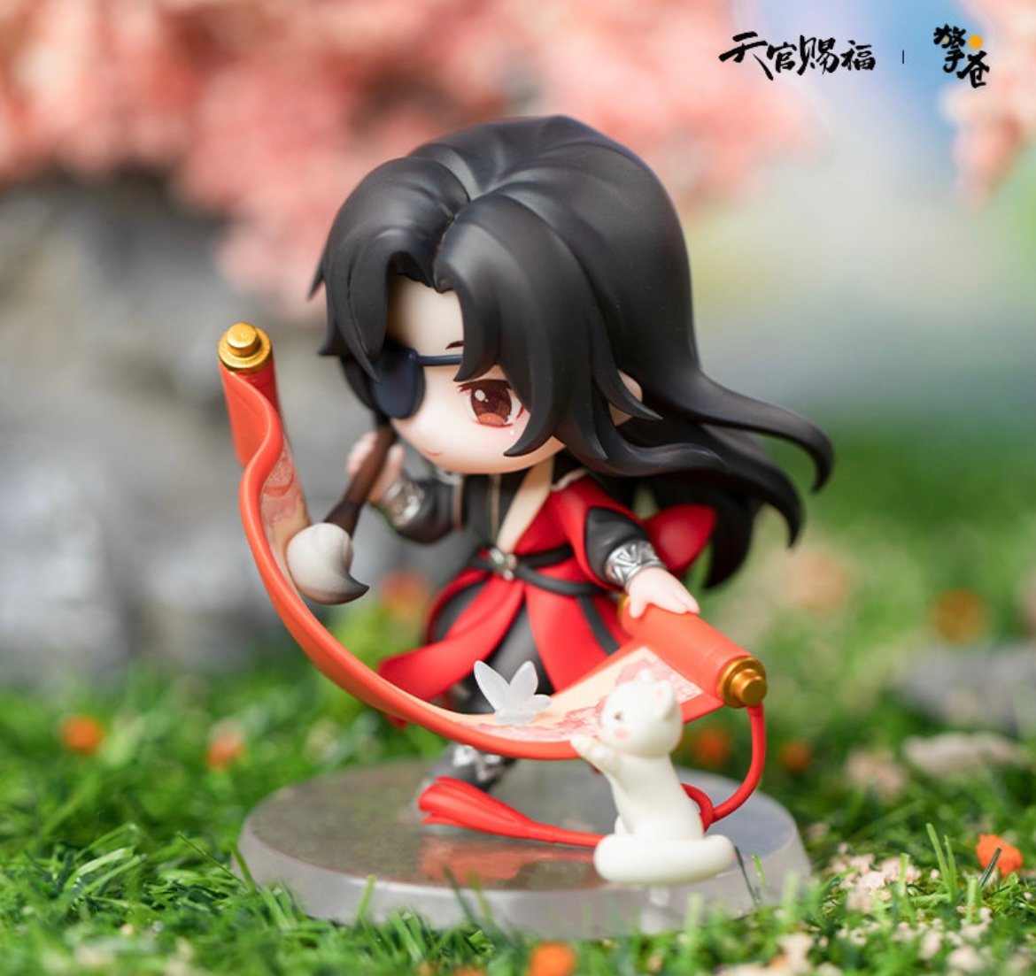 天官賜福 飛花千結ちびキャラフィギュア 花城&謝憐 特典缶バッジ付き 天官賜福 飛花千結ちびキャラフィギュア 花城&謝憐 特典缶バッジ