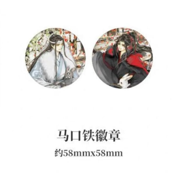 魔道祖師 トレーディング缶バッジ 魔道祖師（南漫社）☆ 【 03・04 】 缶バッジ（岁载四景・冬版