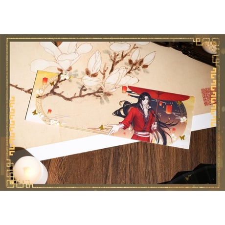 天官賜福（bili bili） ★ 织梦初逢 【 03 】 コレクションチケット（2種セット）　※アクリル&紙製《织梦初逢・亚克力收藏套票（全2款）》