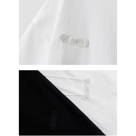【 アウトレット品・他商品との同梱不可 】EHz・Z ★ 【 02 】 Tシャツ（创可贴）《Let's letter系列・创可贴 T恤》【予約商品・ 7月以降の発送予定】