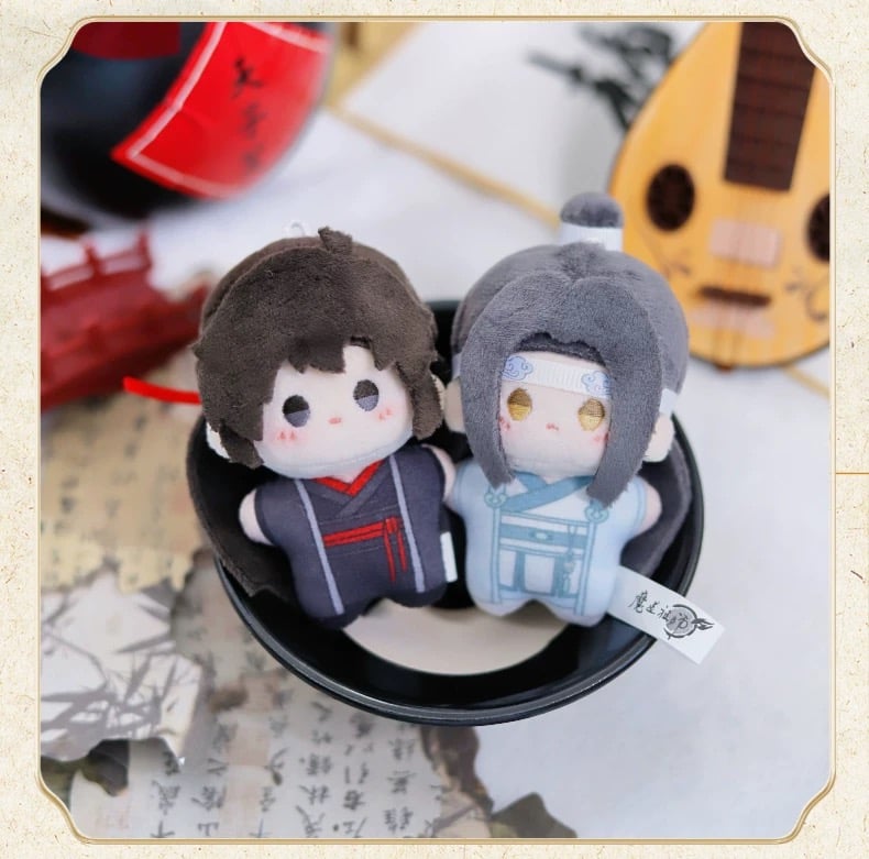 【祖師谷くん】3点まとめ買い 魔道祖師（谷子屋）☆ ぬいぐるみストラップ（萌萌海星）約8cm《海星小