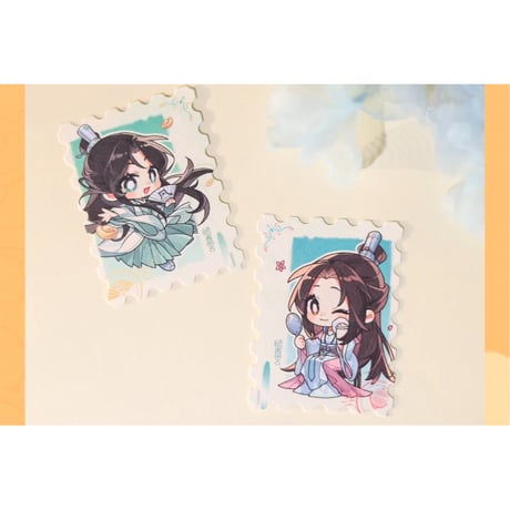 天官賜福（觅星社）★ 玲珑群像 【 02 】 ダミー切手セット　※紙製《玲珑群像系列・仿邮票套组》【予約商品・メーカー発送目安：ご注文日より30日以内】