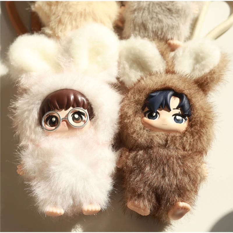 逆爱（谷多星）☆ ソフビぬいぐるみ（2種セット）小兔 XiXi《小兔 XiXi