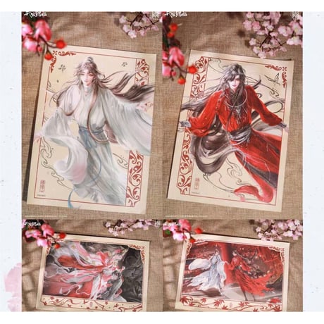 【 ◎ 】天官賜福（觅星社）★ 幸会花怜 【 08 】 ドア用ステッカー《幸会花怜 系列・门贴组合》【予約商品・メーカー発送目安：ご注文日より120日以内】