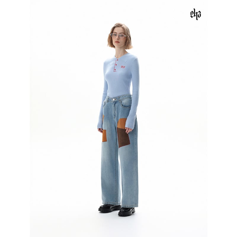 やうゆ 千鳥パンツ[男女兼用][セブンユニフォーム製品] WL1471｜飲食店制服