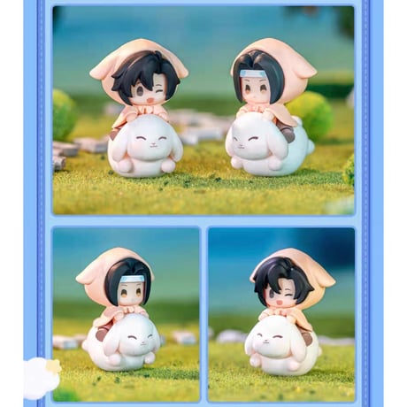 【 第3期・販売分 】魔道祖師（鹿鸣）★ フィギュア（萌宠骑缘）※PVC《萌宠骑缘系列・Q版盲盒手办》【予約商品・11月以降の発送予定】