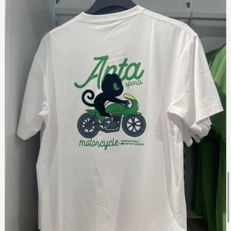 王一博・代言人（安踏） ★ Tシャツ（小猫摩托）※男女兼用《小猫摩托・短袖T恤》