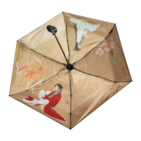 天官賜福（幸运石）★ 折りたたみ傘（与君行）※晴雨両用《晴雨伞（与君行小扁伞）》
