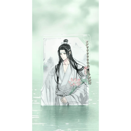 魔道祖師（苍妹儿）★ 风荷长宜（第1弾）【 06 】 ストラップ（蓝忘机）※アクリル《风荷长宜（第1弾）・彩窗挂件（蓝忘机）》