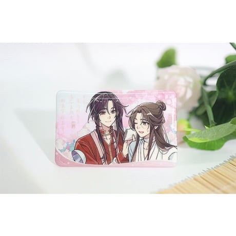 天官賜福（觅星社）★ 温馨日常 【 02 】 缶バッジ（四角・做饭）《温馨日常系列・徽章（方形・做饭）》【予約商品・メーカー発送目安：ご注文日より30日以内】