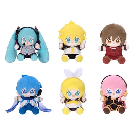 初音ミク（初音未来・MiniDoll）★ 娃偶乐园【 03 】ぬいぐるみ（Q宝娃娃・15cm）《娃偶乐园系列・Q宝娃娃 15cm》【予約商品・7月以降の発送予定】