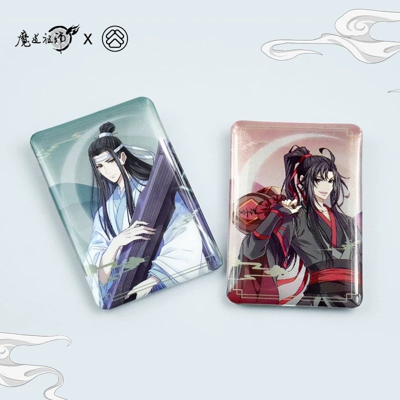 魔道祖師(谷子屋) ☆ 缶バッジ(長方形)《方形发光吧唧 魔道祖師(谷子屋) ☆ 缶バッジ(長方形)《方形发光吧唧