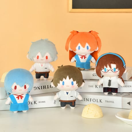 エヴァンゲリオン　ぬいぐるみ　5種セット 新世紀エヴァンゲリオン (シンセイキエヴァンゲリオン) レトロ