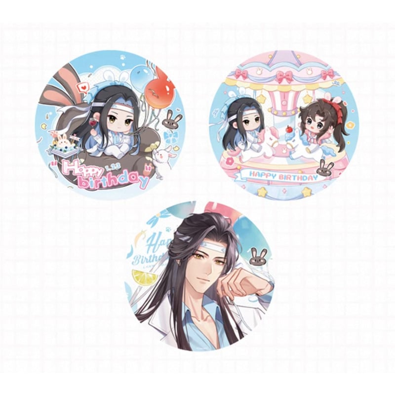 ☆ 】魔道祖師（kaze）☆ HAPPY BIRTHDAY【 06 】コースター ※アクリ