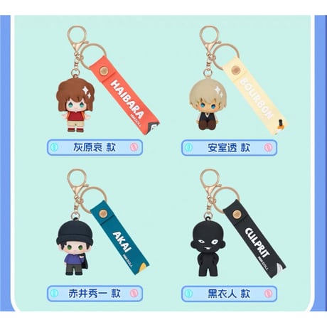 名探偵コナン・柯南（MiniDoll）★ キーホルダー（WOW娃偶乐园）※ソフビ《WOW娃偶乐园系列・指尖玩偶挂件》【予約商品・7月以降の発送予定】