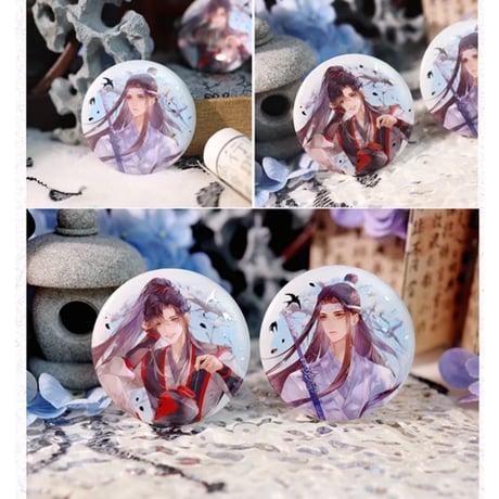 魔道祖師（觅星社）★ 少时初见【 01 】 缶バッジ（2種セット）《少时初见系列・徽章套组》