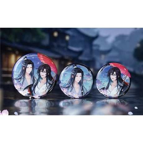 魔道祖師（苍妹儿）★ 烟雨渡 【 03 】 缶バッジ（烟波版）《烟雨渡系列・徽章（烟波版）》【予約商品・12月以降の発送予定】