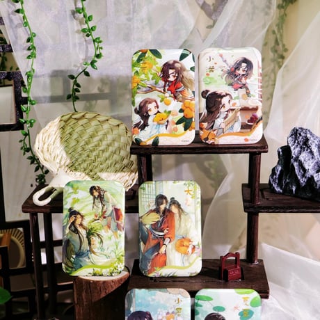 天官賜福（包包的谷）★ 节气之夏 【 02 】 缶バッジ（長方形）《节气之夏系列・方徽章》