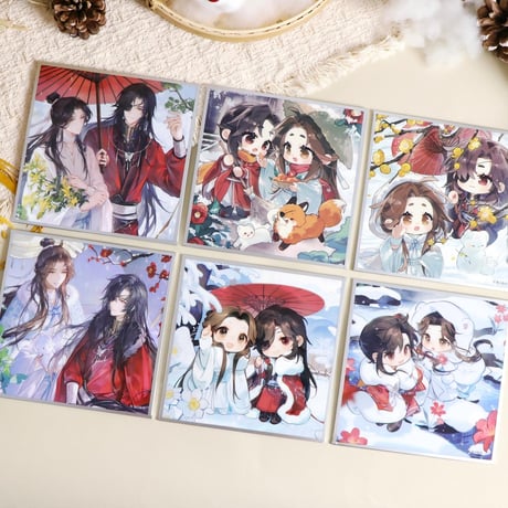 【 ◎ 】天官賜福（包包的谷）★ 节气之秋・冬 【 04 】 色紙【 冬 】　※PET・紙《节气之秋・冬 系列・方色紙》【予約商品・4月以降の発送予定】