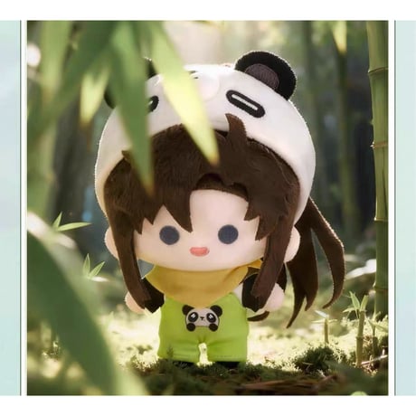 【 第3期・販売分 】魔道祖師（南漫社）★ ぬいぐるみ ストラップ（パンダ）約15cm《熊猫系列・毛绒挂件 15cm》