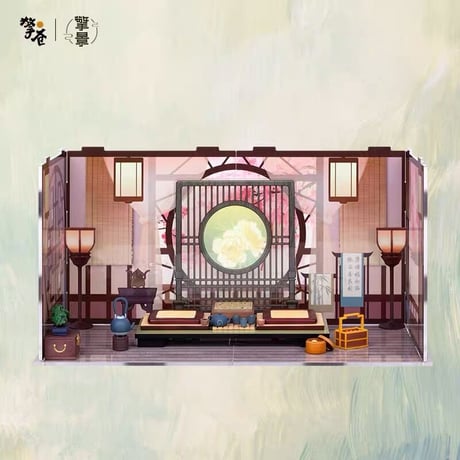 ★公式アイテムではございません★ フィギュア用のお部屋＆小道具（国风雅）《「雅」系列场景道具・国风雅》