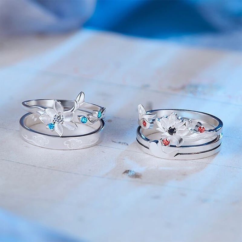 魔道祖師 イメージリング 指輪 魏無羨 藍忘機 魔道祖師（幸运石）☆ 指輪①（魏无羡・蓝忘机）《戒指》 | 【 凛凛