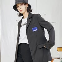 于斌・関連商品（Y . Lazy）★ カジュアルジャケット（黒色）《休闲西装外套（黒色）》