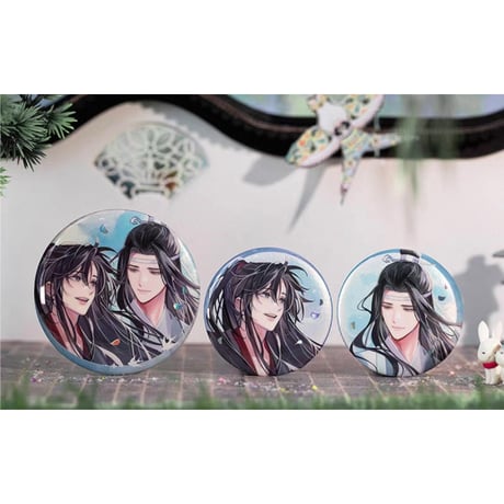 魔道祖師（苍妹儿）★ 纸鸢归 【 02 】 缶バッジ（鸢归版）《纸鸢归系列・徽章（鸢归版）》【予約商品・12月以降の発送予定】