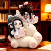 魔道祖師（kaze）★ ぬいぐるみ（おすわり・15〜20cm）生日特別版《奶呼呼系列・坐姿体娃娃（生日特別版）15〜20cm》
