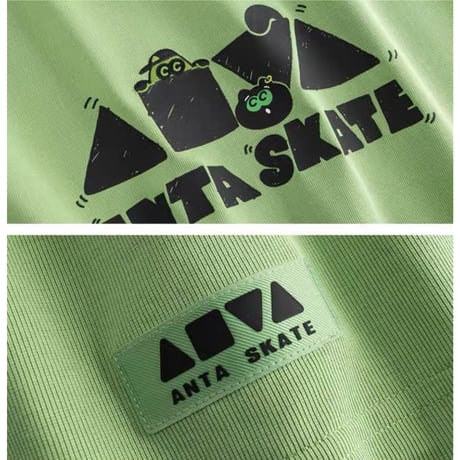 王一博・代言人（安踏） ★ Tシャツ（ANTA SKATE）※男女兼用《短袖针织衫》