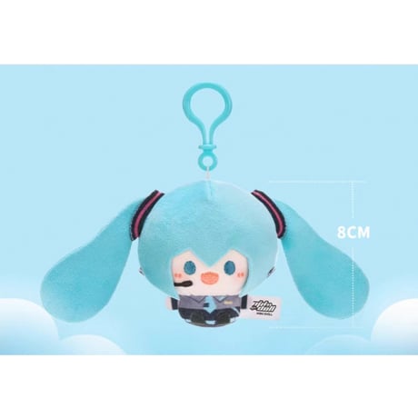 初音ミク（初音未来・MiniDoll）★ 娃偶乐园【 01 】ぬいぐるみ ストラップ（圆滚滚）《娃偶乐园系列・圆滚滚 毛绒挂件》【予約商品・7月以降の発送予定】