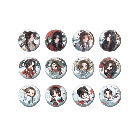 【 ◎ 】天官賜福（包包的谷）★ 节气之秋・冬 【 01 】 缶バッジ（丸形）【 冬 】《节气之秋・冬系列・圆徽章》【予約商品・4月以降の発送予定】