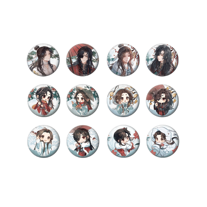 ◎ 】天官賜福（包包的谷）☆ 节气之秋・冬 【 01 】 缶バッジ（丸形