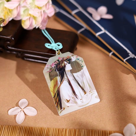 天官賜福（bili bili・BEMOE）★ 御守り（望蝶忆情）※アクリル《望蝶忆情系列・亚克力护身符》