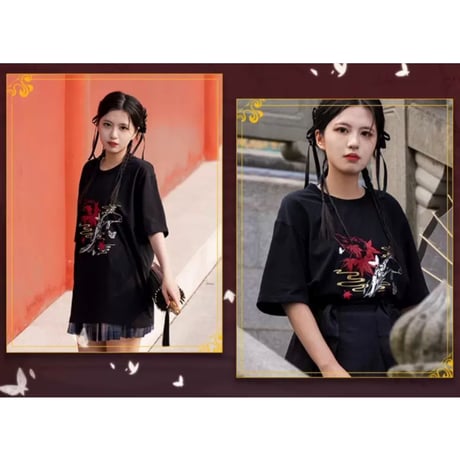 天官賜福（幸运石）★ Tシャツ（蝶影蹁跹）《蝶影蹁跹系列・T恤》