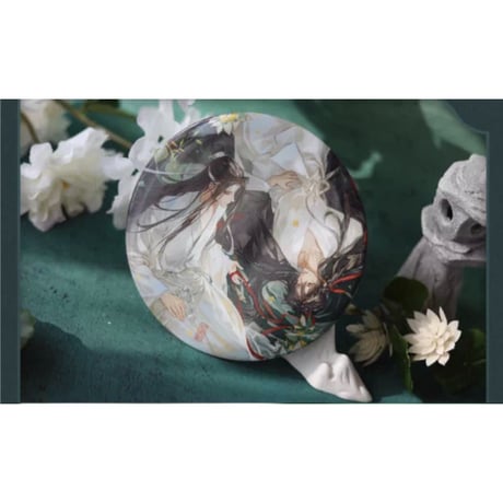 魔道祖師（觅星社）★ 水中影 【 04 】 缶バッジ（大・150mm）《水中影系列・双人徽章（150mm）》【予約商品・メーカー発送目安：ご注文日より30日以内】