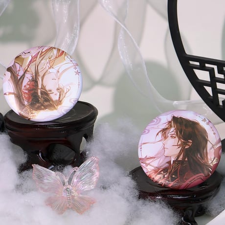 【 ◎ 】天官賜福（包包的谷）★ 浮生梦 【 01 】 缶バッジ（丸）《浮生梦系列・圆徽章套组》【予約商品・メーカー発送目安：ご注文日より90日以内】