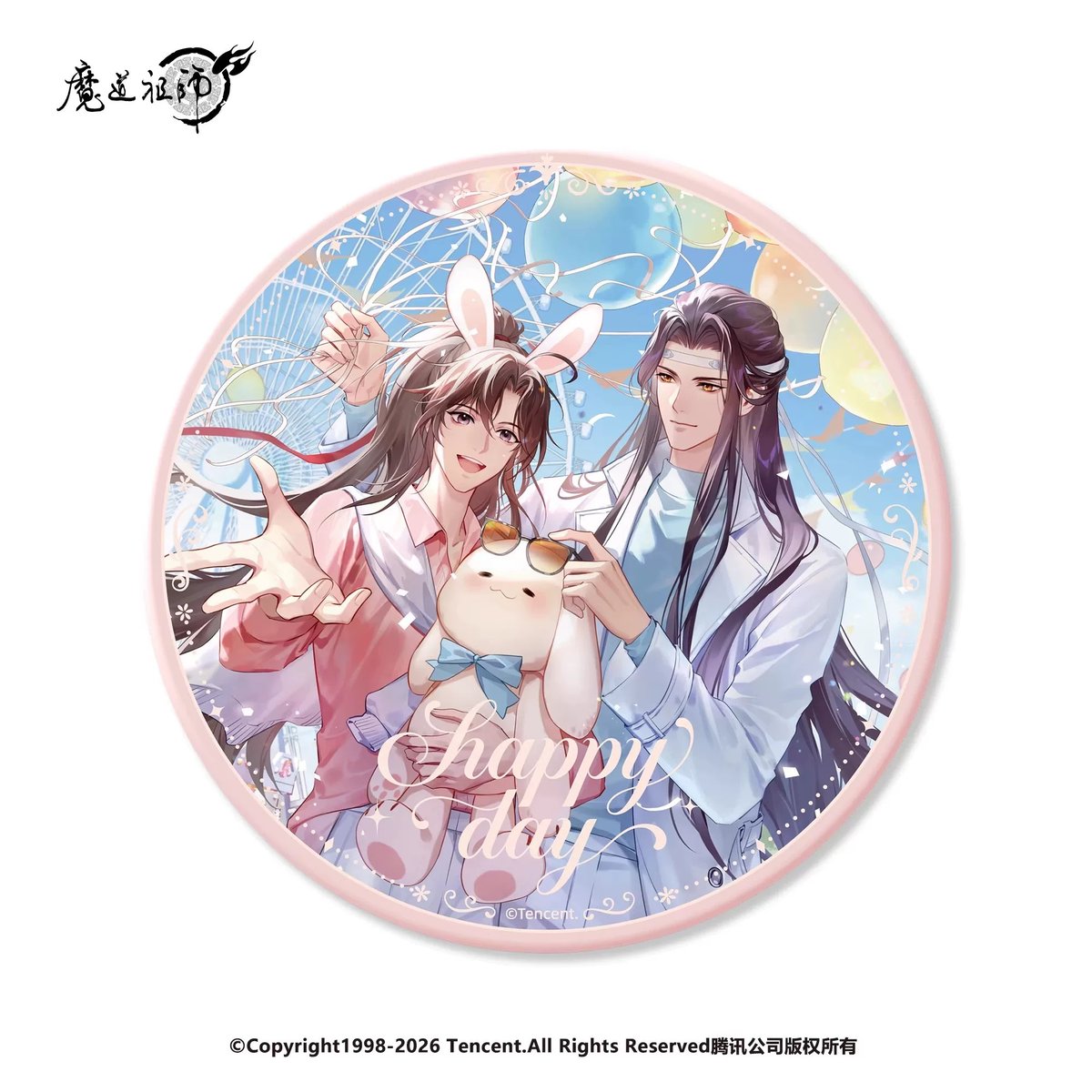 ☆ 】魔道祖師（南漫社）☆ 风软茸甜 【 02 】 缶バッジ（大・15cm