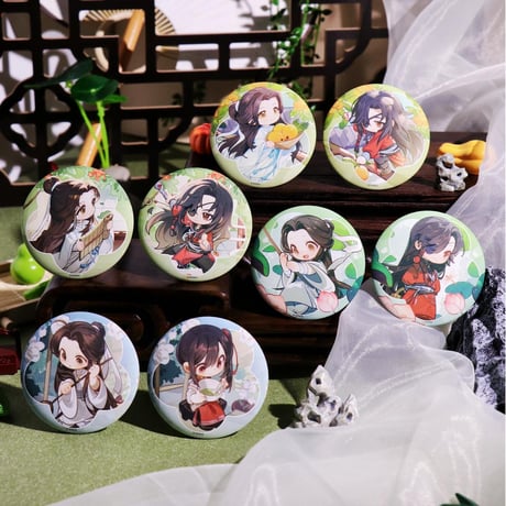 天官賜福（包包的谷）★ 节气之夏 【 01 】 缶バッジ（丸）《节气之夏系列・圆徽章》