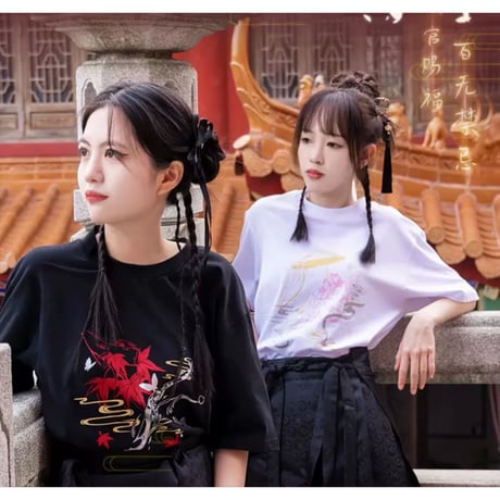 天官賜福（幸运石）★ Tシャツ（蝶影蹁跹）《蝶影蹁跹系列・T恤》
