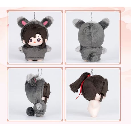 【 ぬい・SALE 】魔道祖師（MiniDoll）★ ぬいぐるみストラップ（10cm）《10cm・海星体毛毯挂件）》