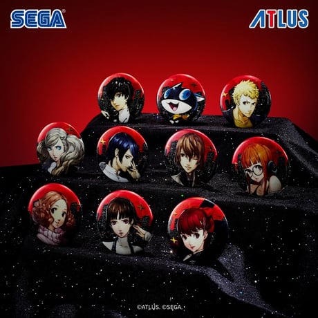 ペルソナ5 上海 サンリオ cool SD バッジ 全種セットA.B ペルソナ5