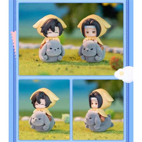 【 第3期・販売分 】魔道祖師（鹿鸣）★ フィギュア（萌宠骑缘）※PVC《萌宠骑缘系列・Q版盲盒手办》【予約商品・11月以降の発送予定】