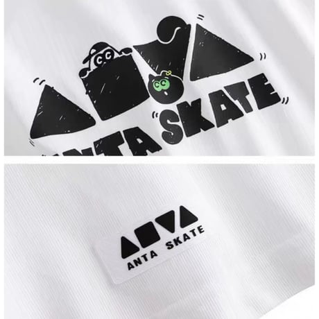 王一博・代言人（安踏） ★ Tシャツ（ANTA SKATE）※男女兼用《短袖针织衫》